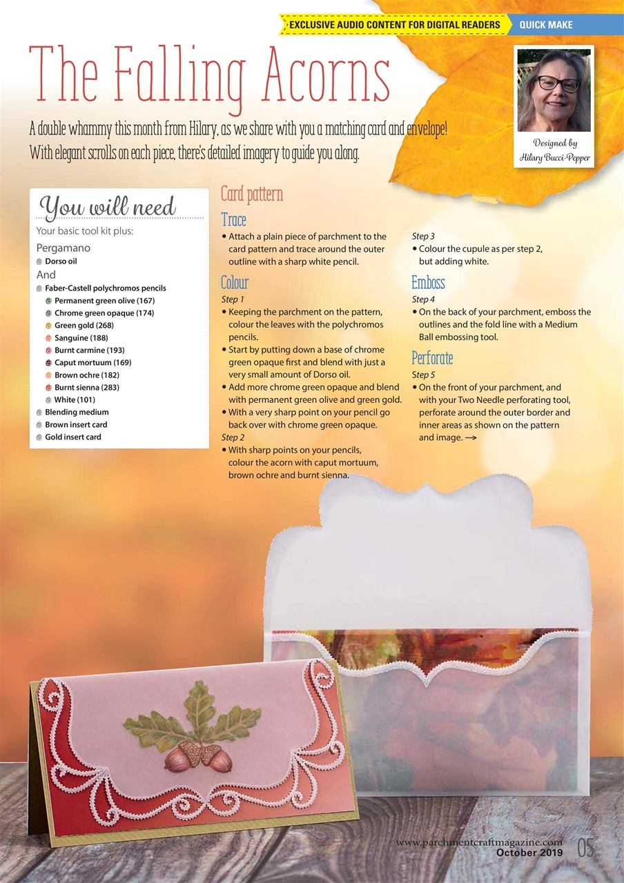 Parchment Craft Magazine October 2019 Back Issue