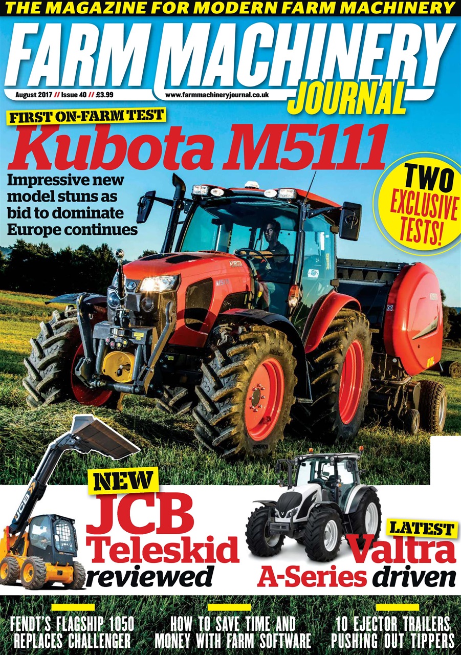 Farm Machinery Journal Magazine August 2017 Back Issue