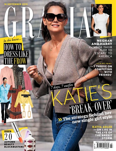 Grazia Magazine 16th September 2019 Back Issue