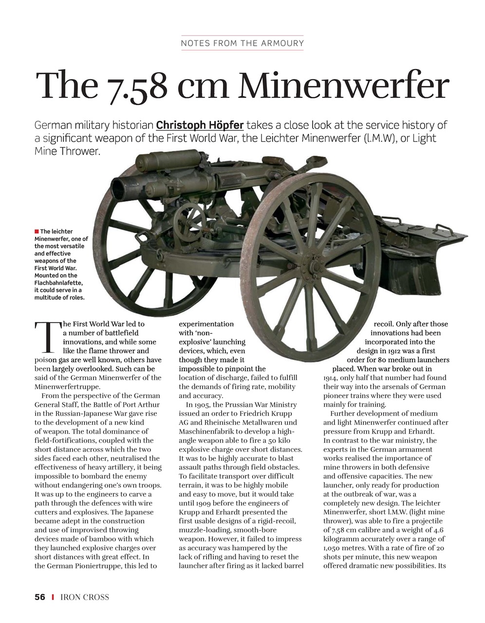 Iron Cross Magazine Issue 2 Back Issue