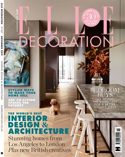 Elle Decoration Magazine - Nov 2019 Back Issue
