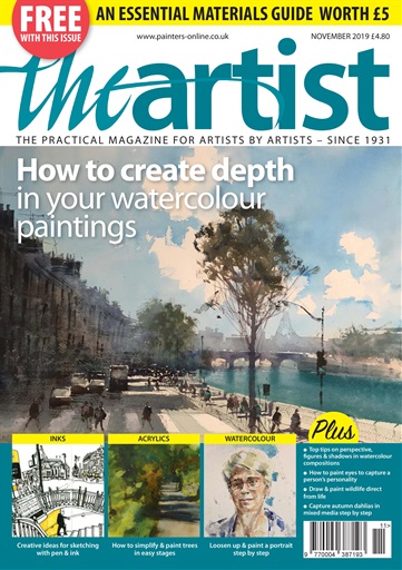 The Artist Magazine - November 2019 Back Issue