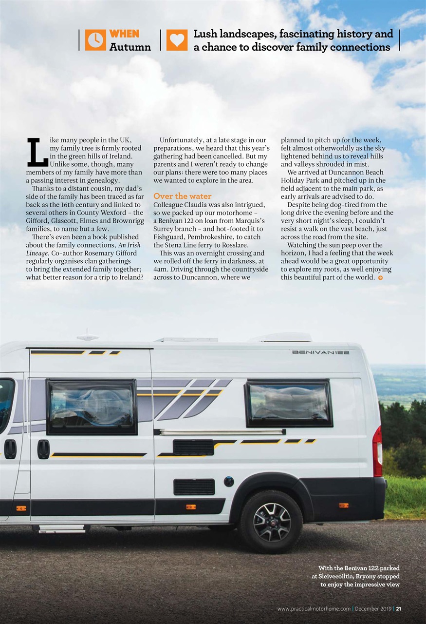 Practical Motorhome Magazine December 2019 Back Issue