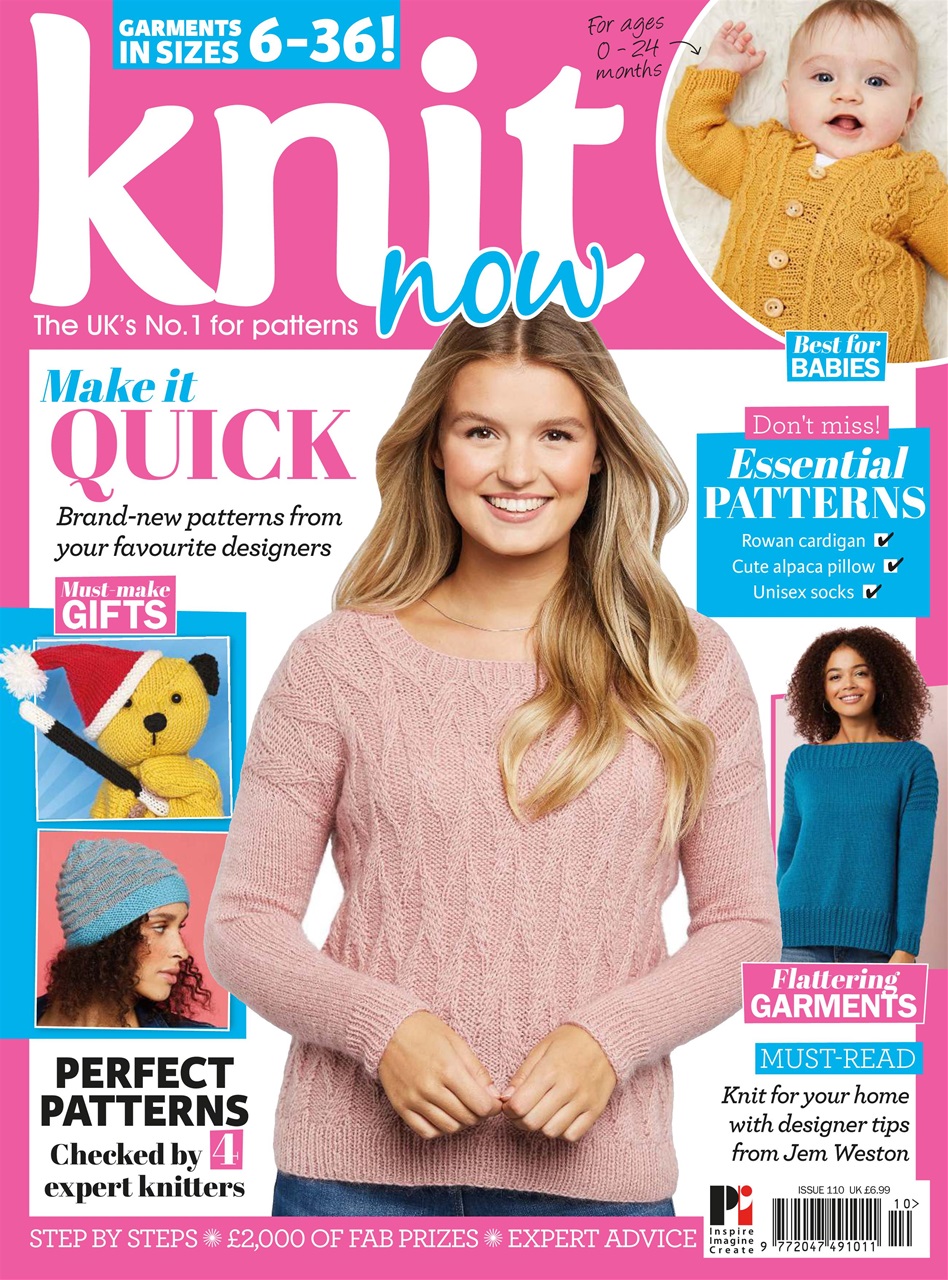 Knit Now Magazine Knit Now 110 Back Issue