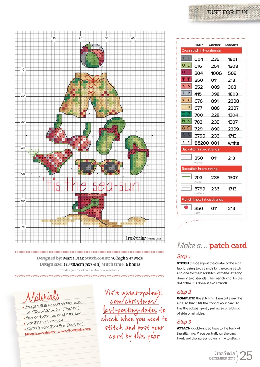 Crossstitcher Magazine - December 2019 Back Issue