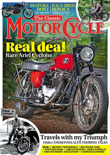 The Classic MotorCycle Magazine - 47-1 - January 2020 Back Issue