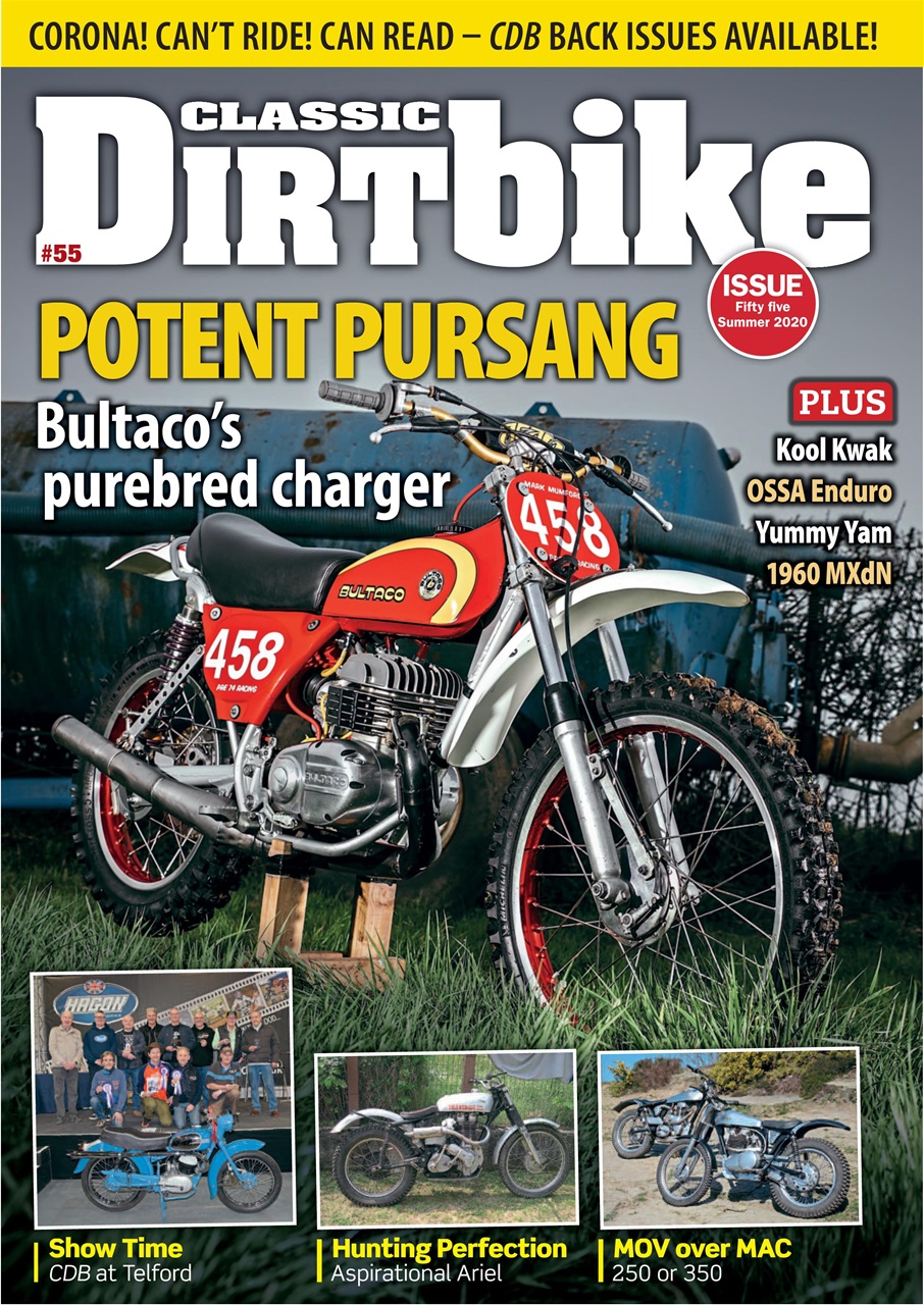 Classic Dirt Bike Magazine Issue 55 Summer 2020 Subscriptions