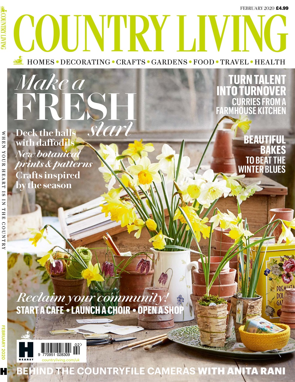 Country Living Magazine Feb 2020 Back Issue