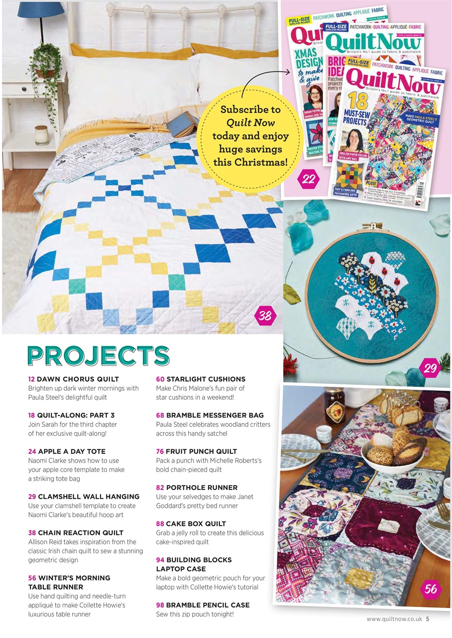 Quilt Now Magazine Issue 71 Back Issue