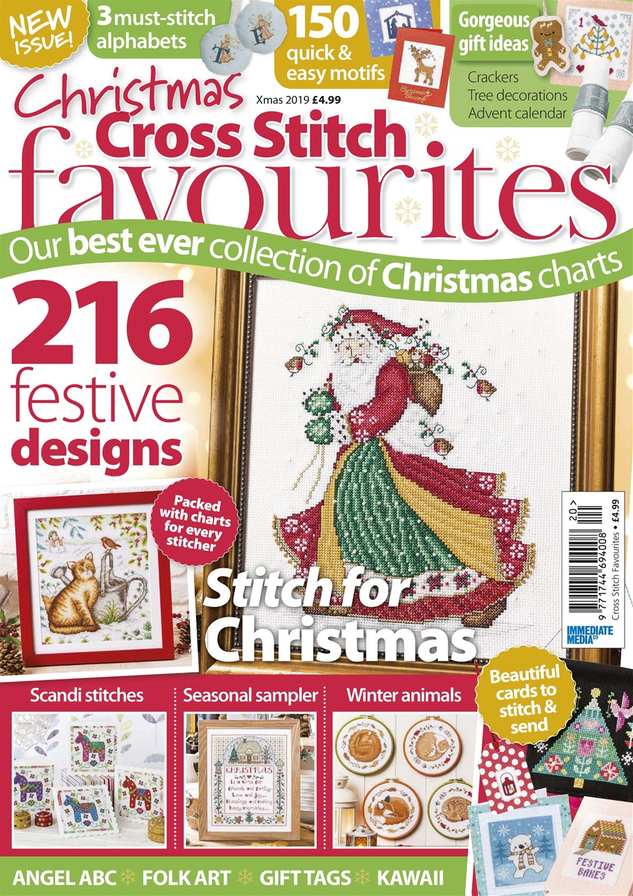 Cross Stitch Favourites Magazine Christmas 2019 Back Issue