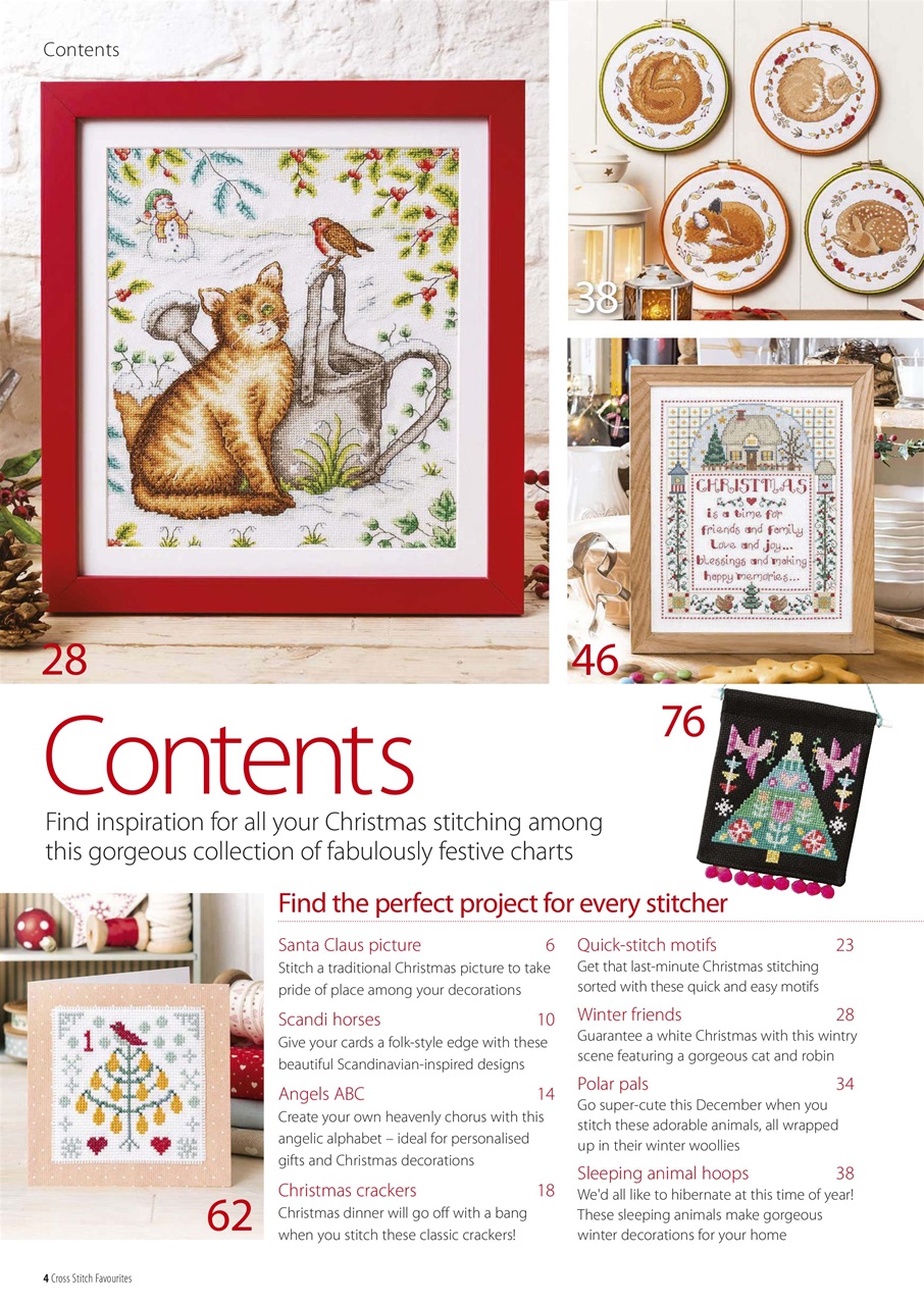 Cross Stitch Favourites Magazine Christmas 2019 Back Issue