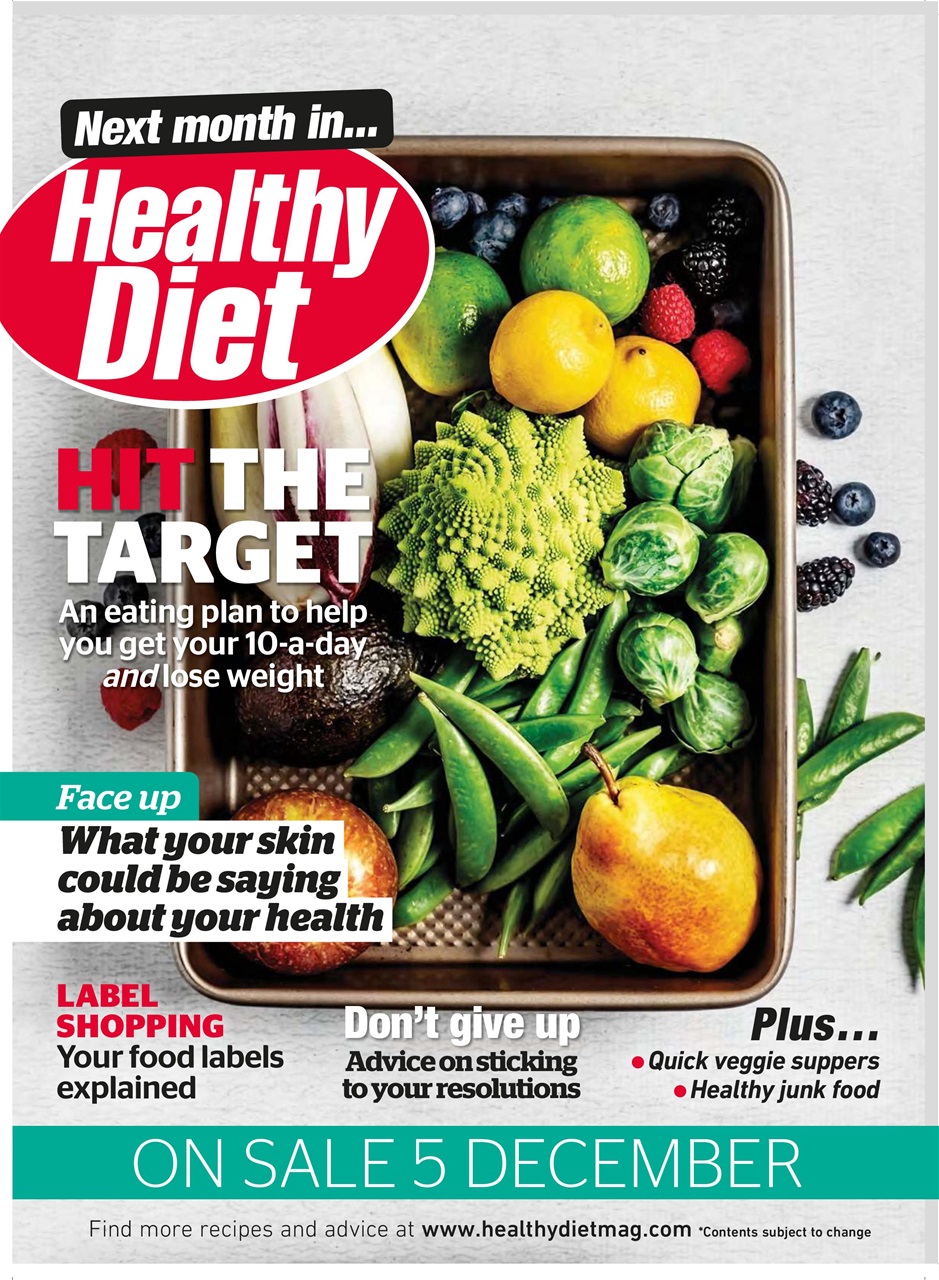 Healthy Diet Magazine Get Set For A Happy Healthy New Year Jan 2020 Subscriptions Pocketmags