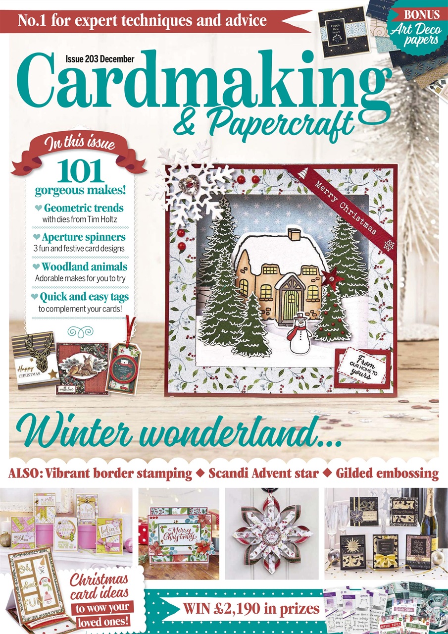 Cardmaking & Papercraft Magazine December 2019 Back Issue
