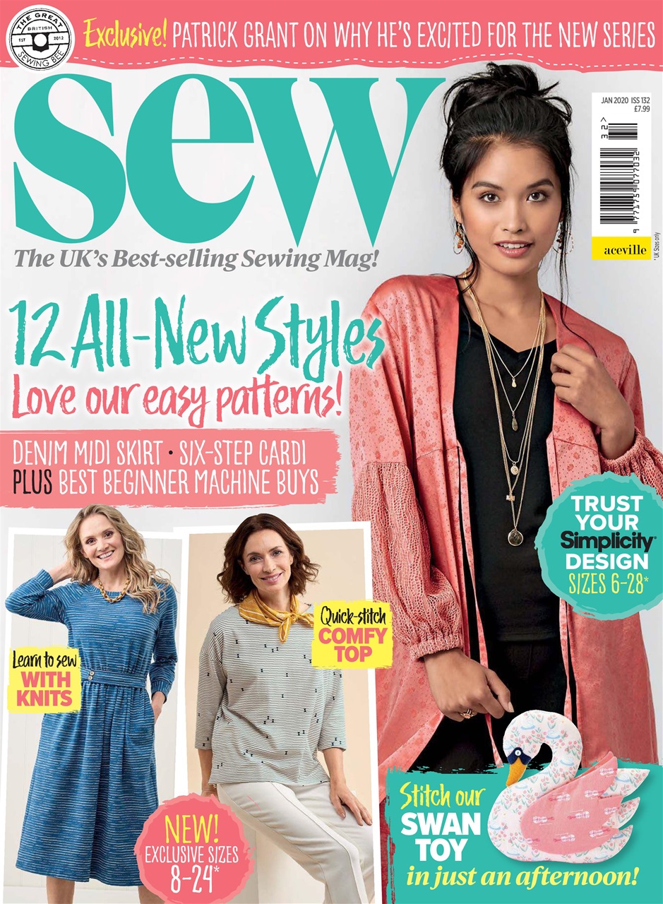 Sew Magazine Jan 2020 Back Issue