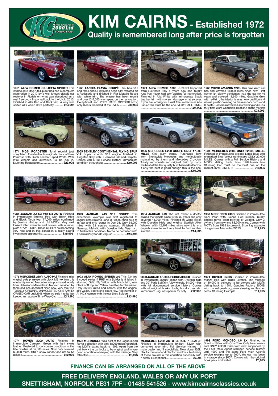 Classic Car Mart Magazine February 2020 Back Issue