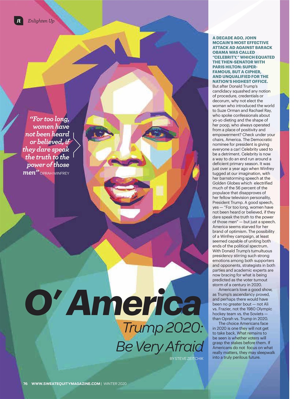 Sweat Equity Magazine Subscriptions and Winter 2020 Issue Pocketmags