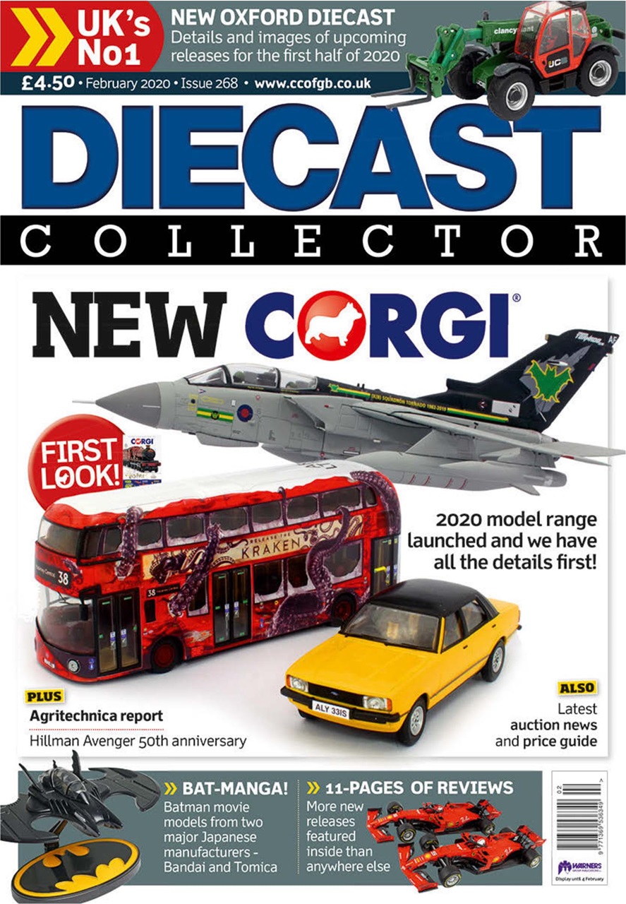 Diecast Collector Magazine February 2020 Back Issue