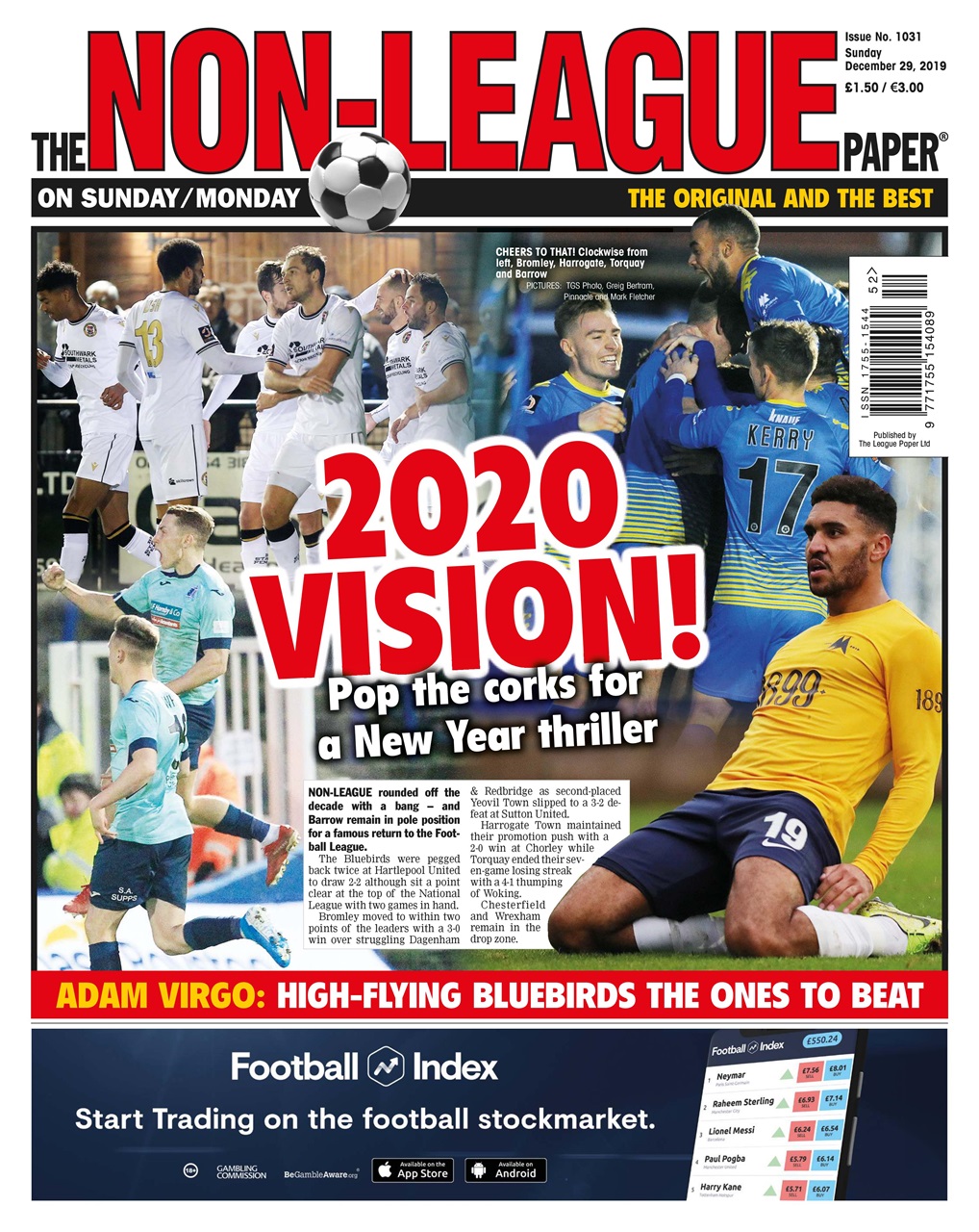 The NonLeague Football Paper Magazine 29th December 2019