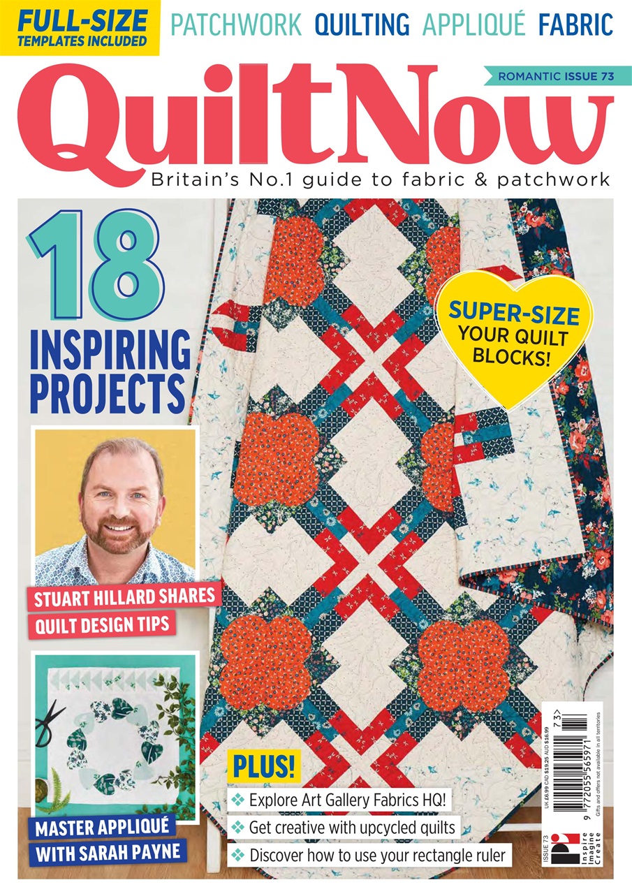 Quilt Now Magazine Issue 73 Back Issue
