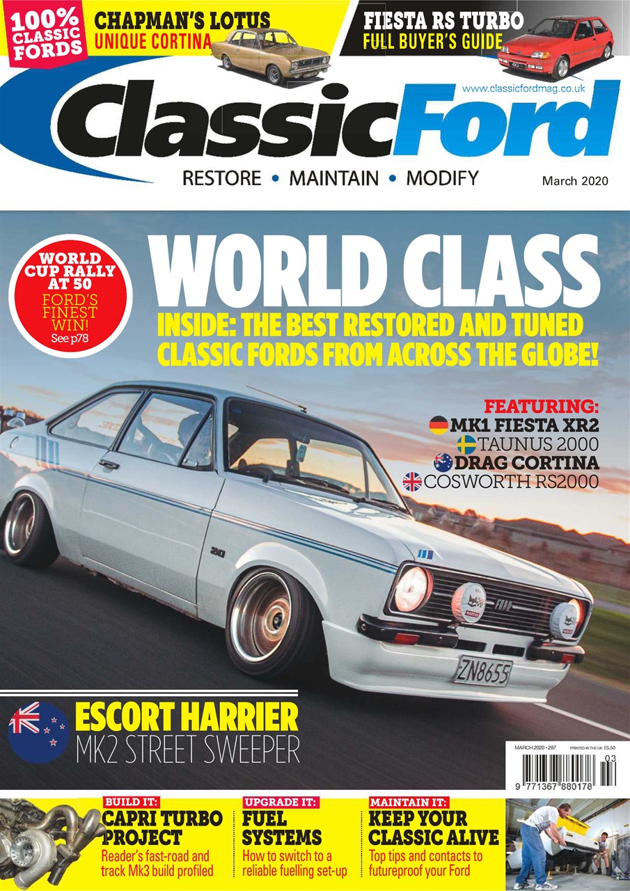 Classic Ford Magazine - March 2020 Back Issue