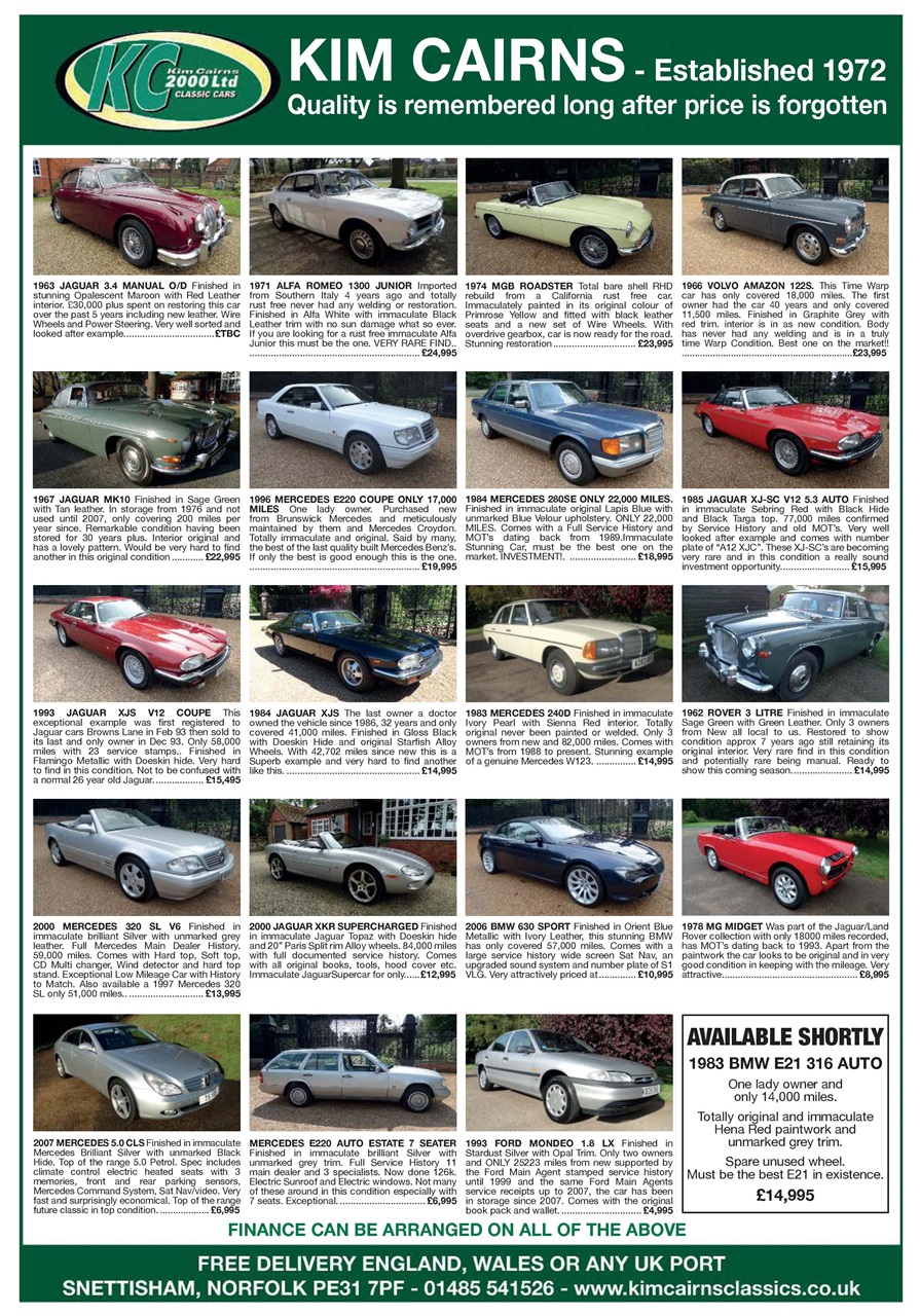 Classic Car Mart Magazine April 2020 Back Issue