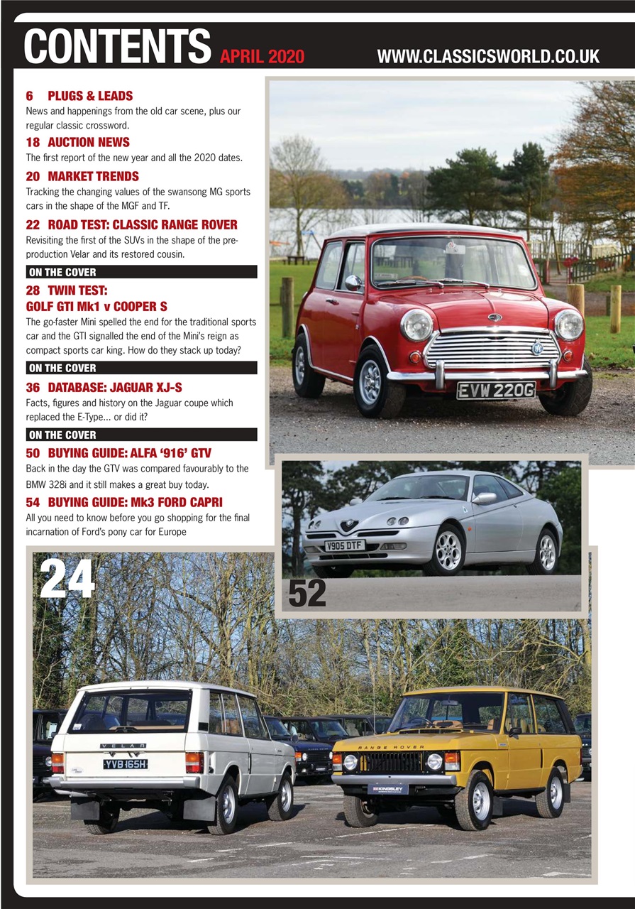 Classic Car Mart Magazine April 2020 Back Issue