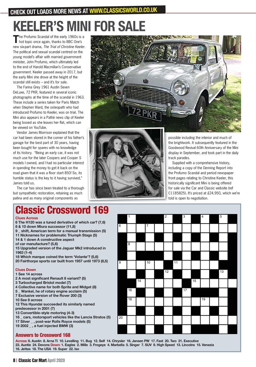 Classic Car Mart Magazine April 2020 Back Issue