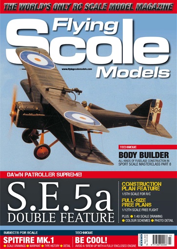 flying scale model aircraft