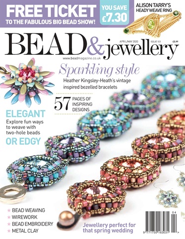 Bead & Jewellery Magazine - April/May 2020 Back Issue