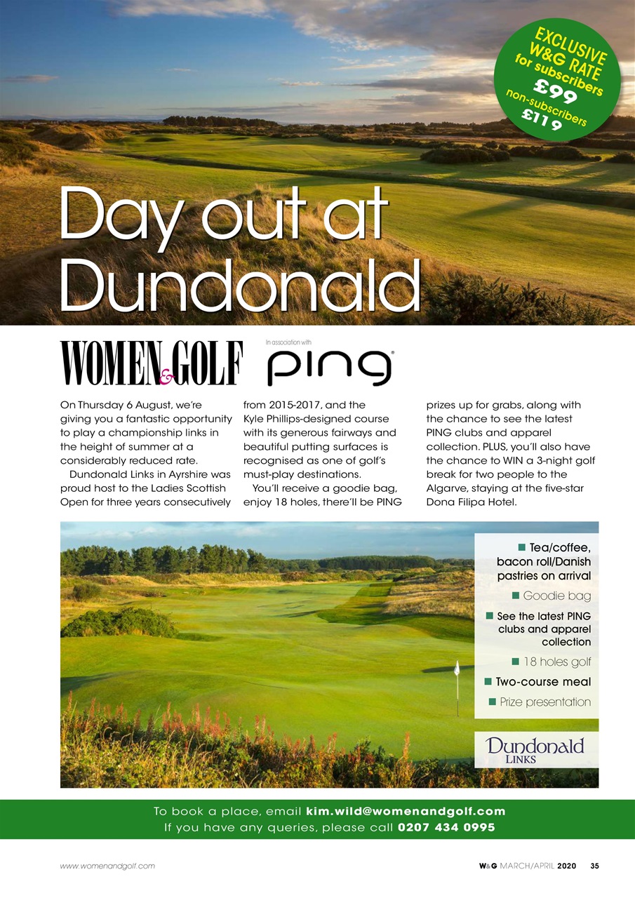 Women & Golf Magazine Subscriptions and Mar/Apr 2020 Issue