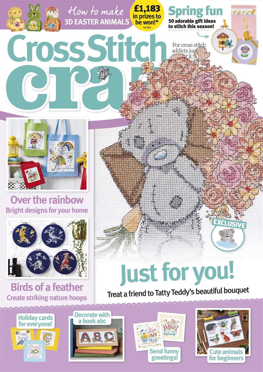 Cross Stitch Crazy Magazine April 2020 Back Issue