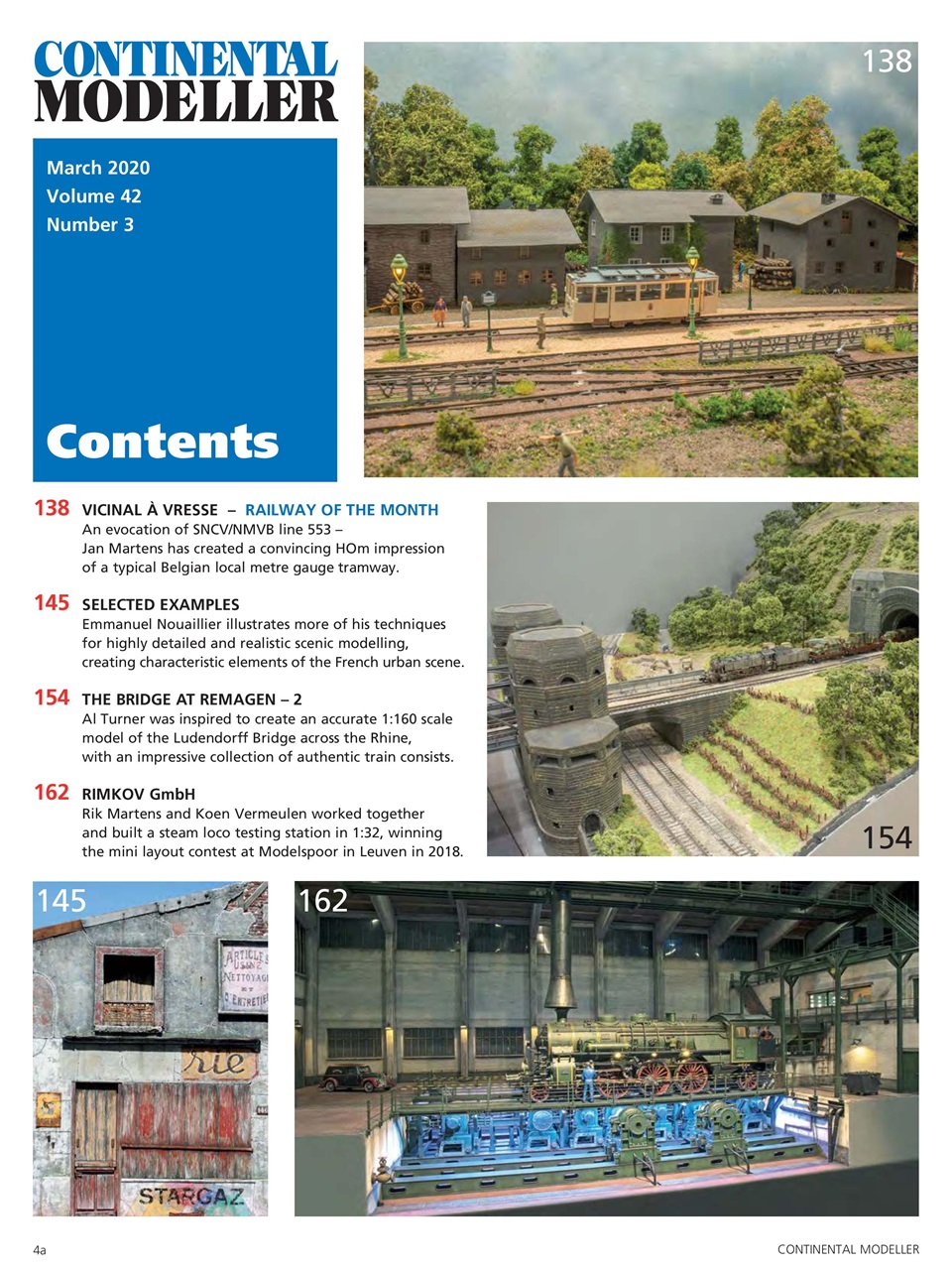 Continental Modeller Magazine - Continental Modeller March 2020 Back Issue
