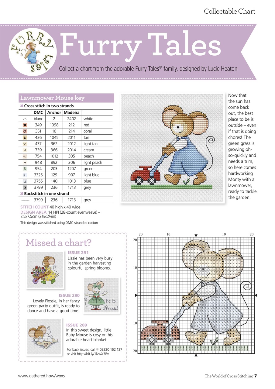 The World Of Cross Stitching Magazine - April 2020 Back Issue