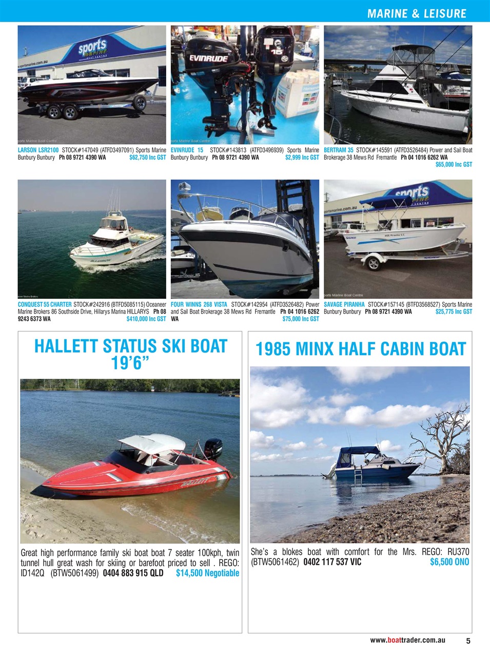 Boat Trader Australia Magazine 2005 Back Issue