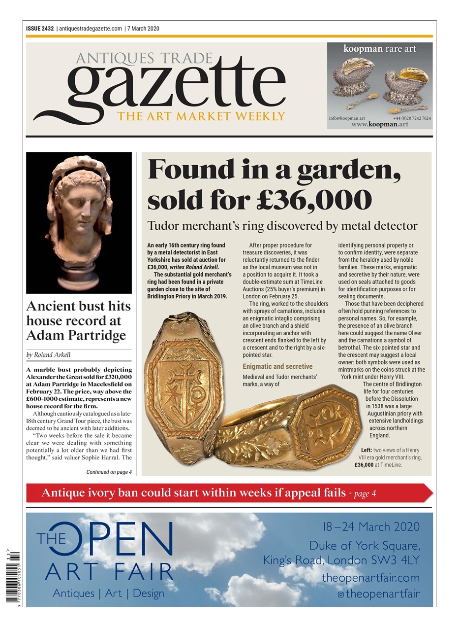 Antiques Trade Gazette Magazine 2432 Back Issue