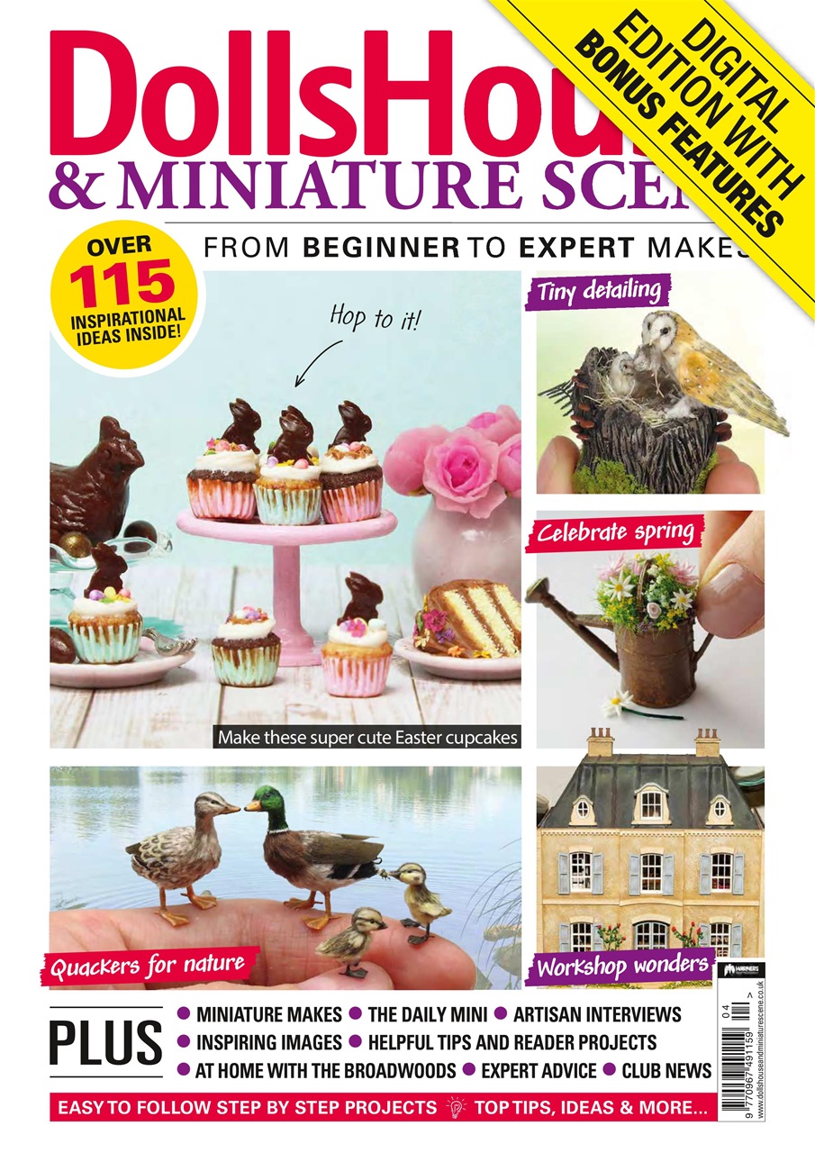 Dolls House and Miniature Scene Magazine April 2020 Subscriptions