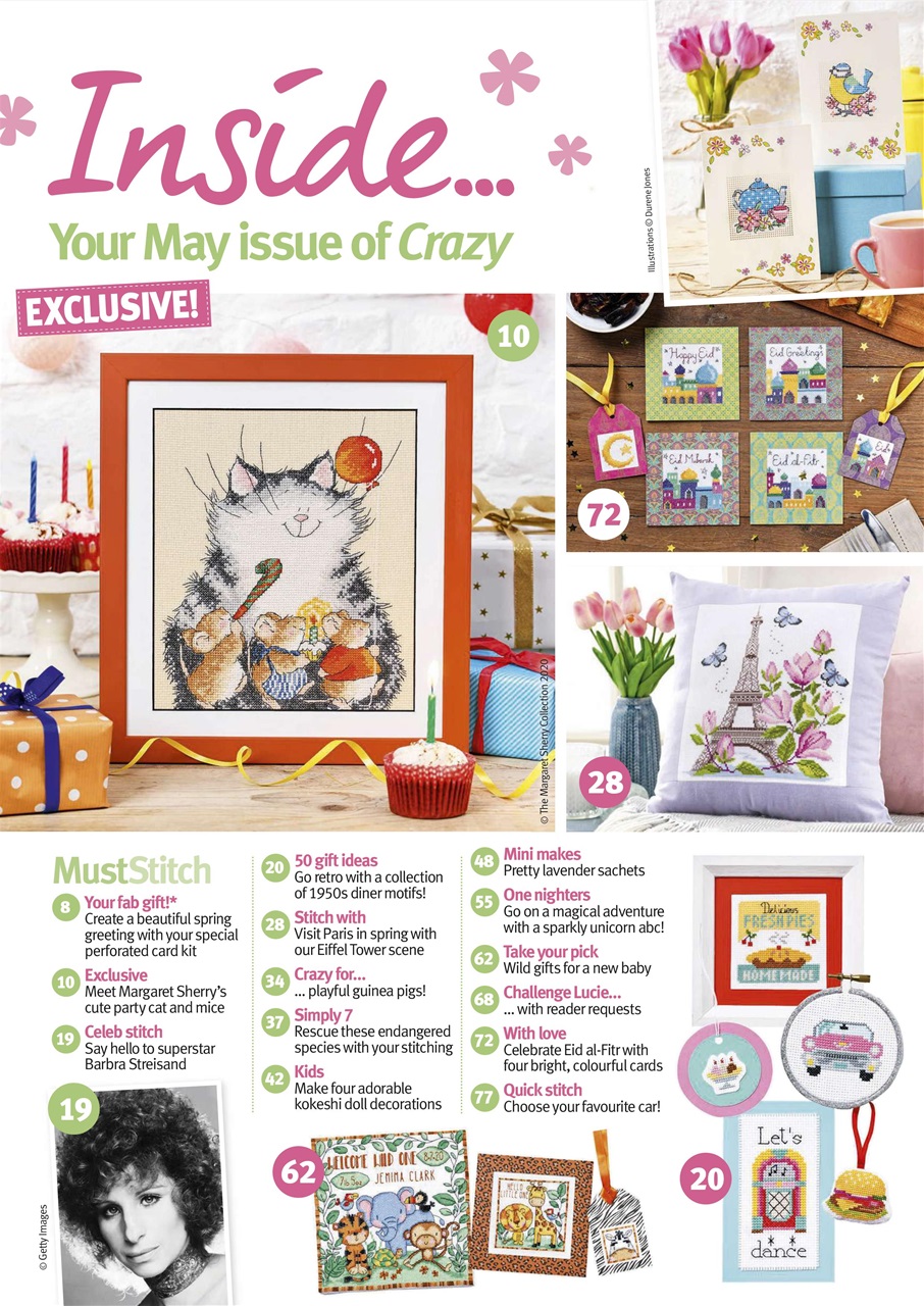 Cross Stitch Crazy Magazine May 2020 Subscriptions Pocketmags