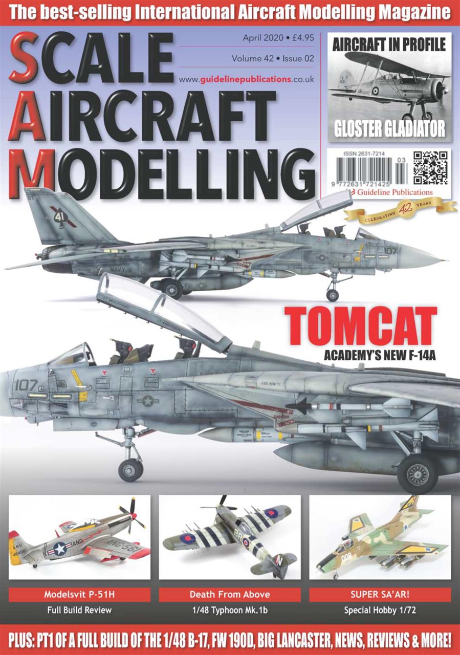 Подборка статей раскрасок и чертежей из журнала scale aircraft modelling 2020