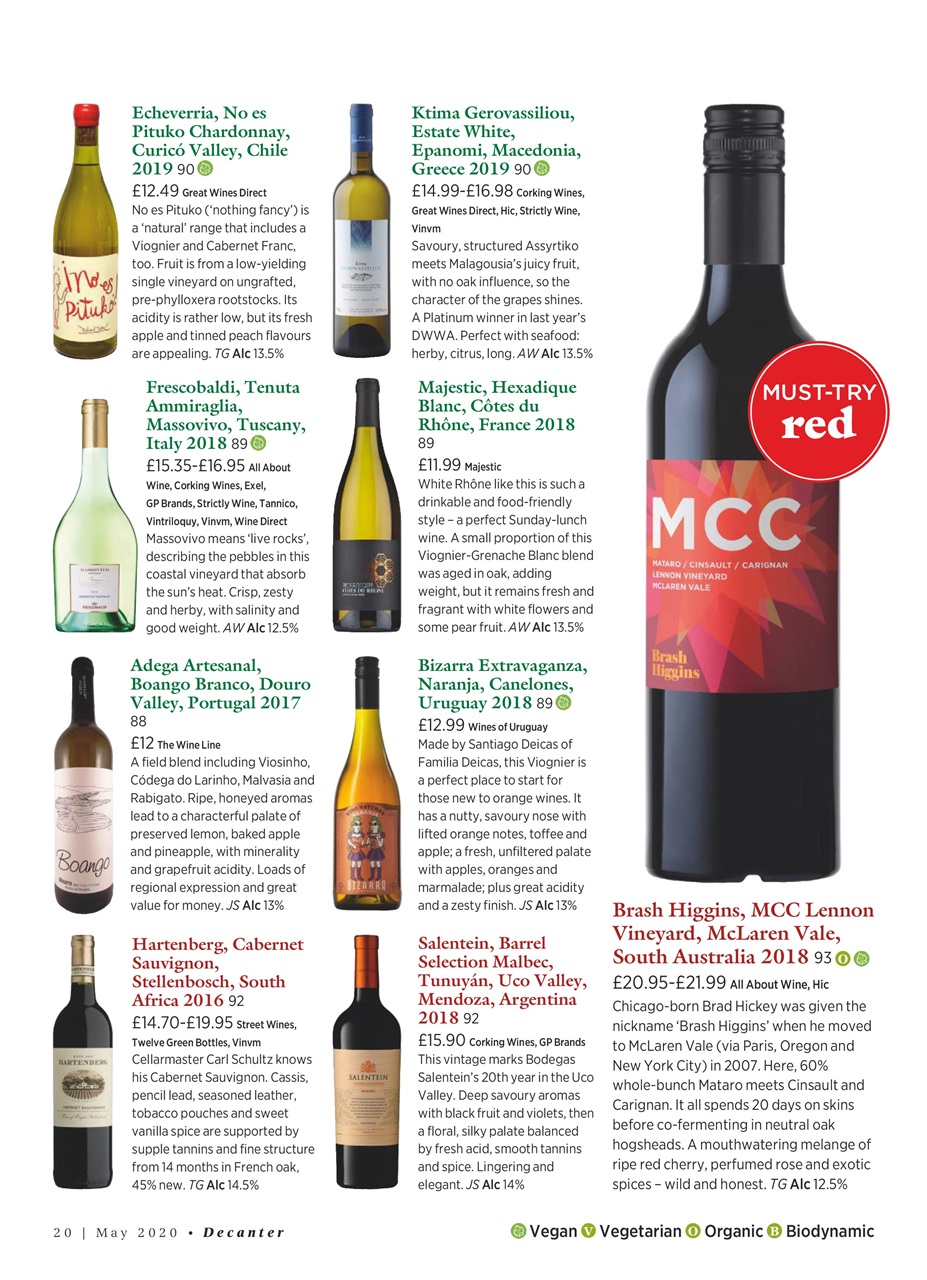 Decanter Magazine - May-2020 Subscriptions | Pocketmags