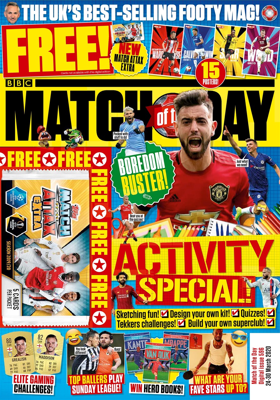 Match of the Day Magazine Issue 596 Back Issue