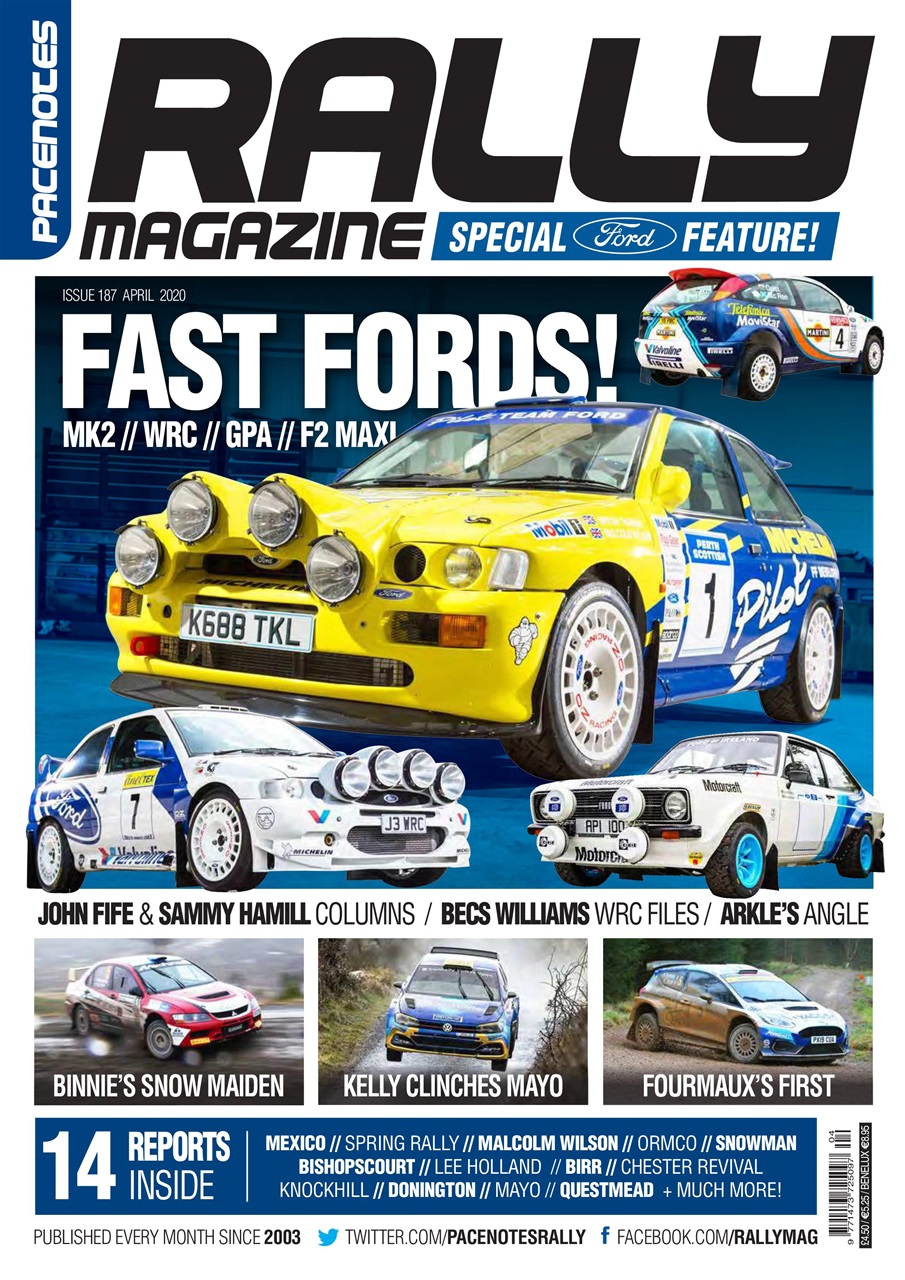 Pacenotes Rally magazine - Issue 187 - Apr 2020 Subscriptions | Pocketmags