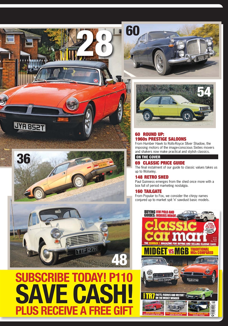 Classic Car Mart Magazine May 2020 Subscriptions Pocketmags