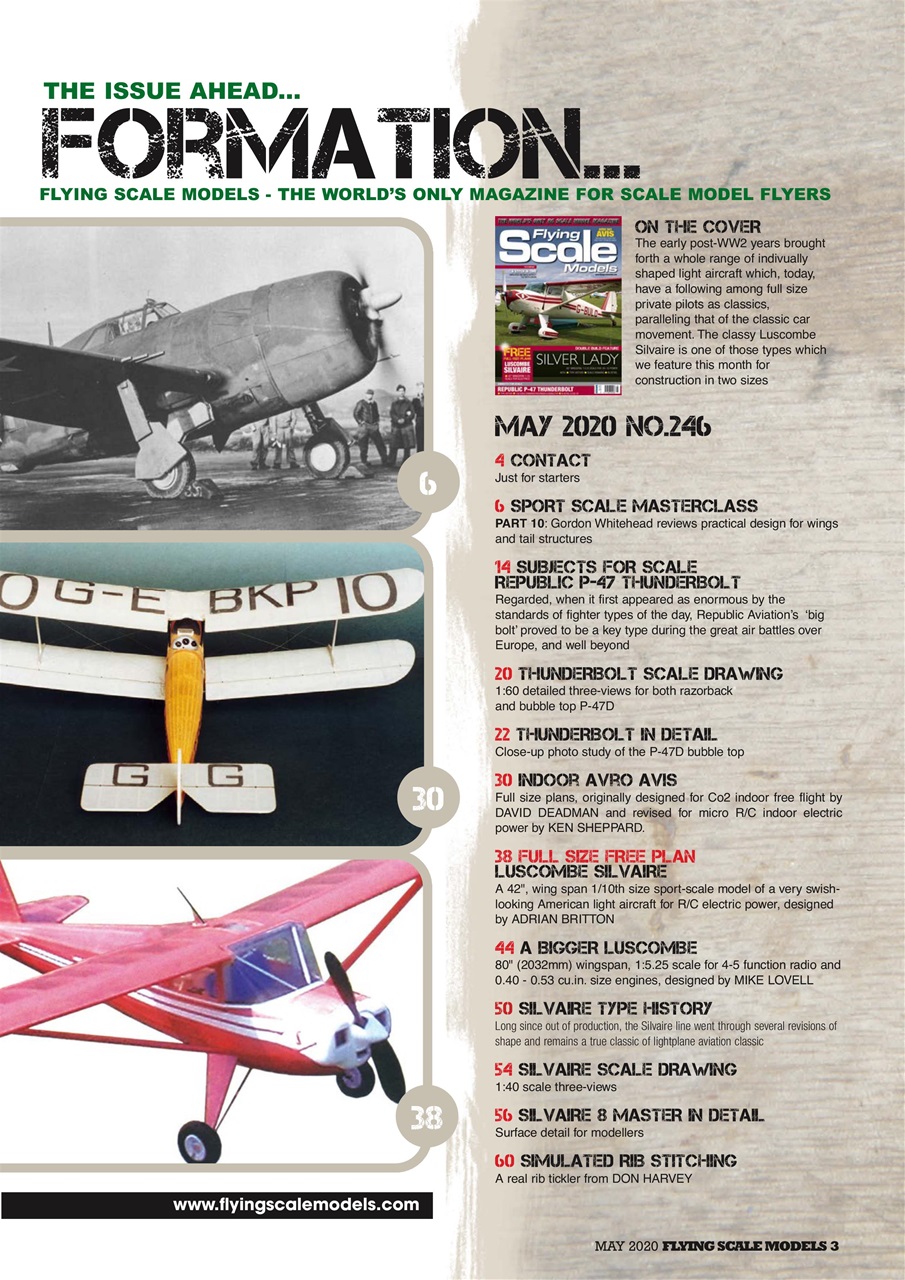 Radio Control Model Flyer Magazine May 2020 Back Issue