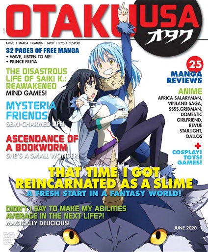 OTAKU USA Magazine APRIL 2020 Manga Reviews COSPLAY GAMES Anime SAIKI K  Book NEW