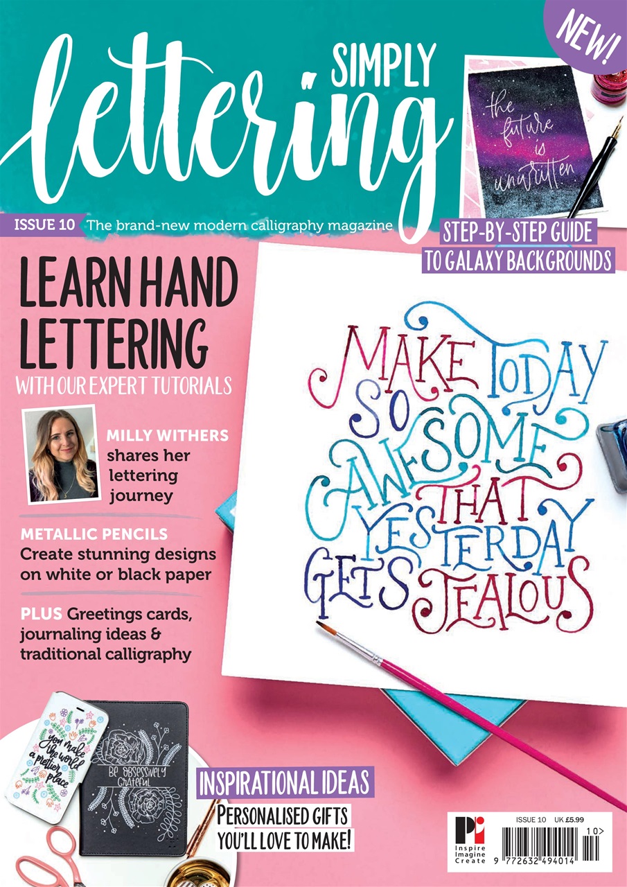 Simply Lettering Magazine - Issue 10 Back Issue