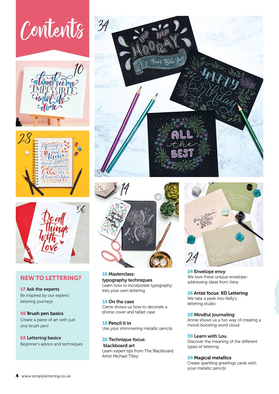 Simply Lettering Magazine - Issue 10 Back Issue