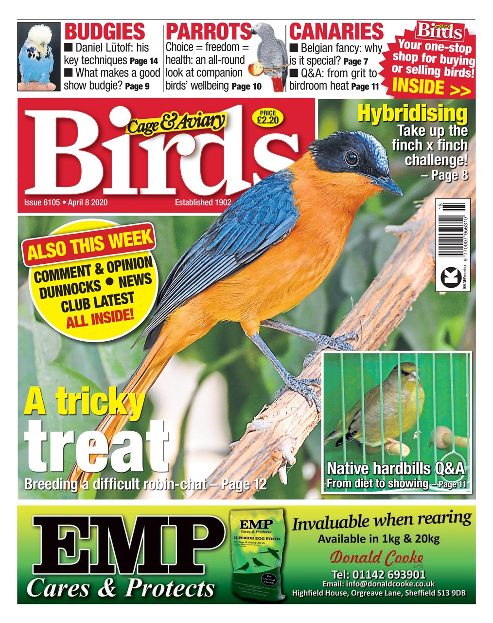 Cage & Aviary Birds Magazine 08/04/2020 Back Issue