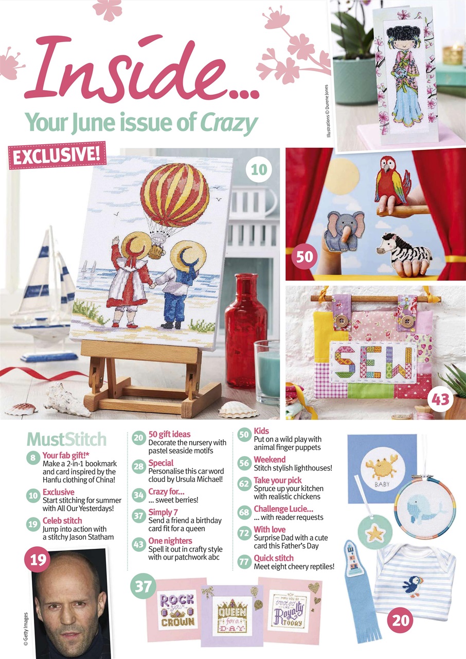 Cross Stitch Crazy Magazine Subscriptions and June 2020 Issue