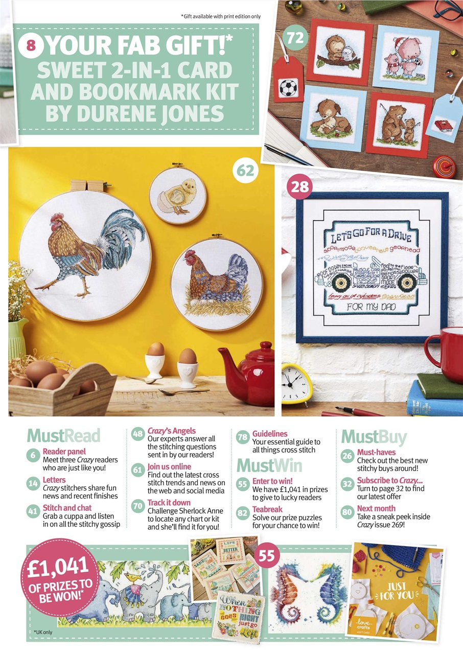 Cross Stitch Crazy Magazine Subscriptions and June 2020 Issue