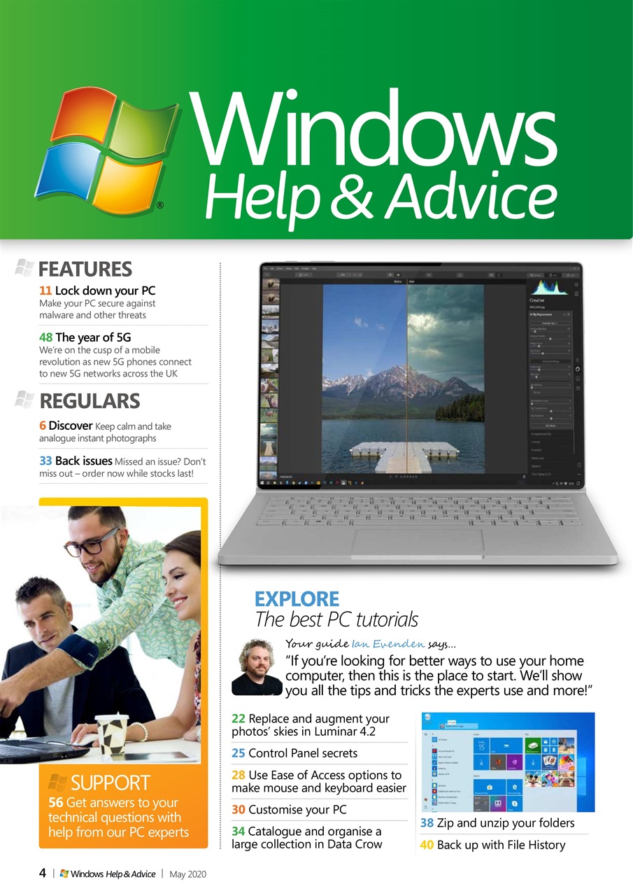 Windows Help & Advice Magazine Subscriptions and May 2020 Issue